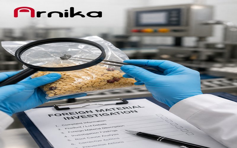 Foreign Material Investigation in Food Manufacturing – Arnika Food Safety Consulting