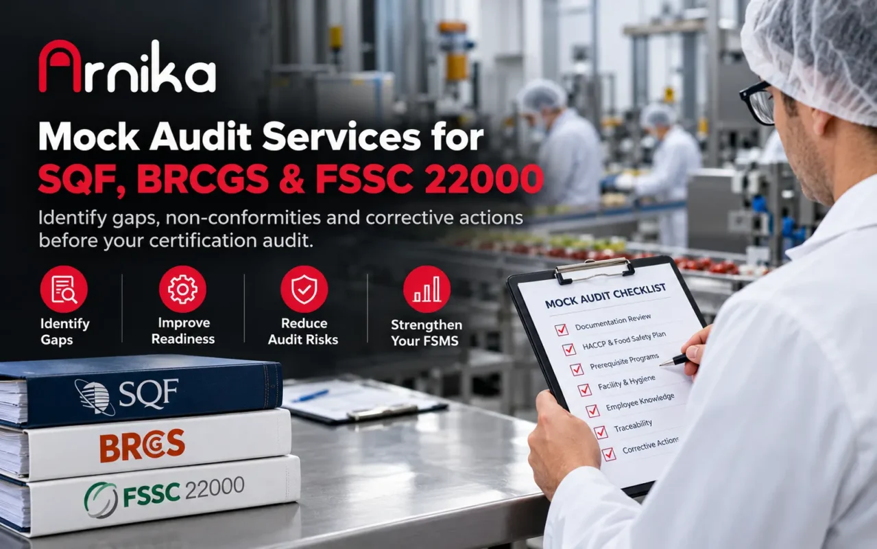 Mock Audit Services for SQF, BRCGS & FSSC 22000