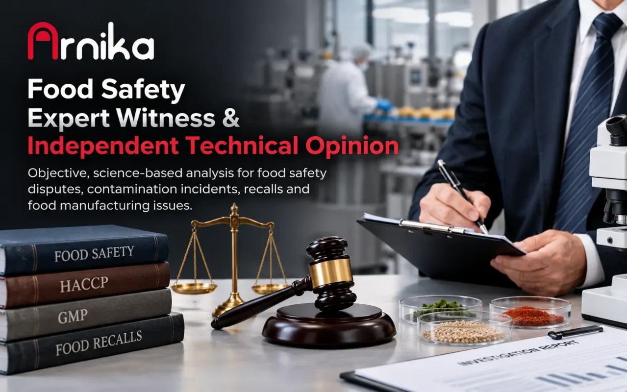 ARNIKA Food Safety Expert Witness in Canada