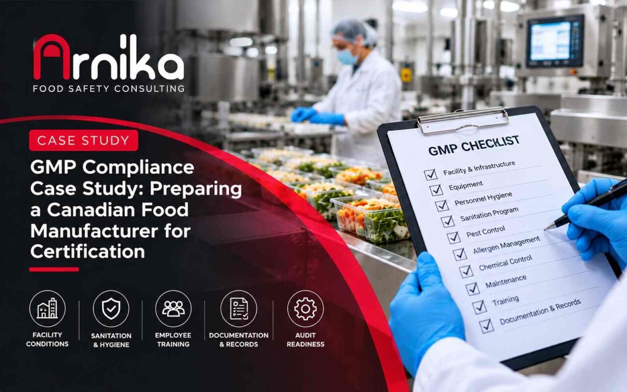 GMP Compliance Case Study for Canadian Food Manufacturer for Certification