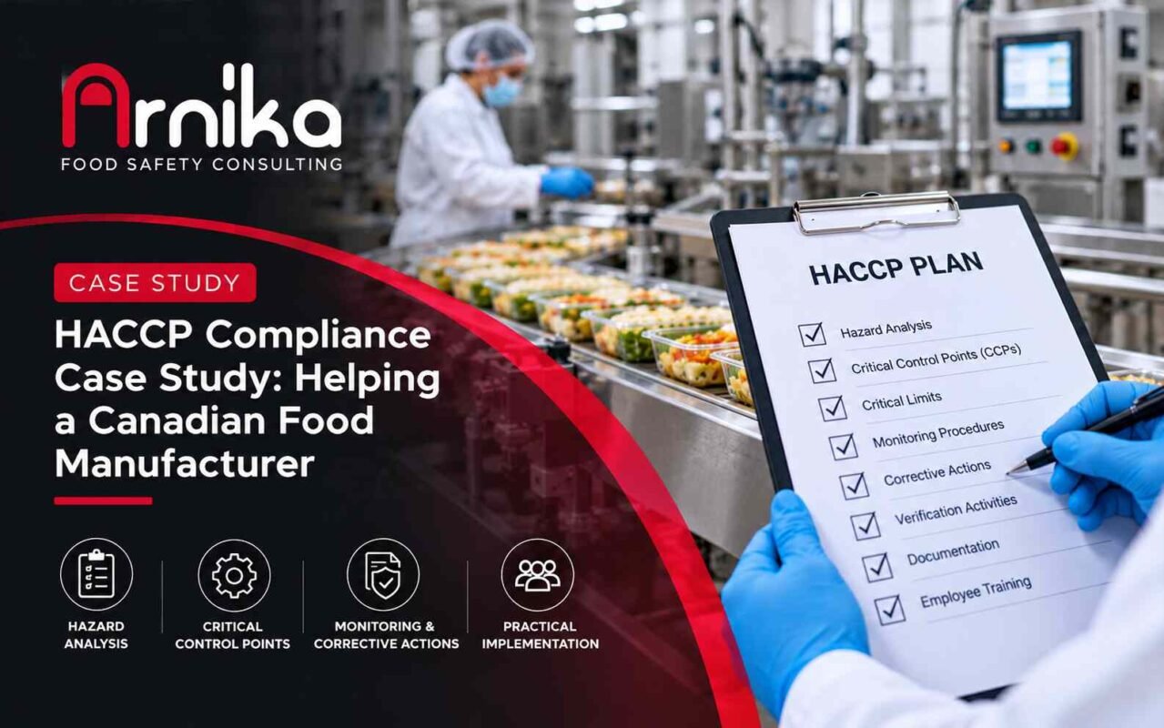 HACCP Compliance for a Canadian Food Manufacturer’s Food Safety System