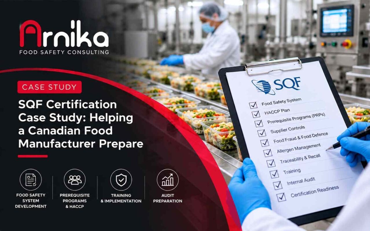 SQF Certification Case Study for a Canadian Food Manufacturer Prepare for Certification